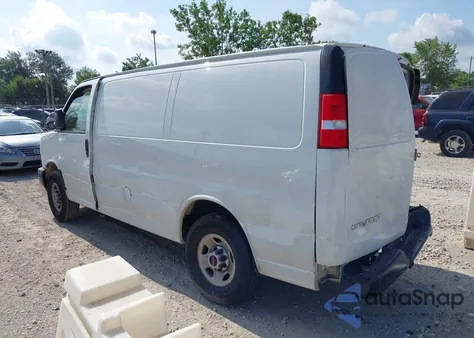 2019 GMC Savana 2500 Work Van z USA, uszkodzony, nr VIN 1GTW7AFP9K1332676